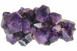 Deep Purple Amethyst Crystal Cluster With Huge Crystals #185442-2